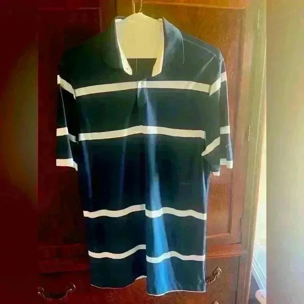 Nike Golf Task Performance Dry Fit shirt. Large. NWOT. Exc cond. vented mens - Picture 5 of 9